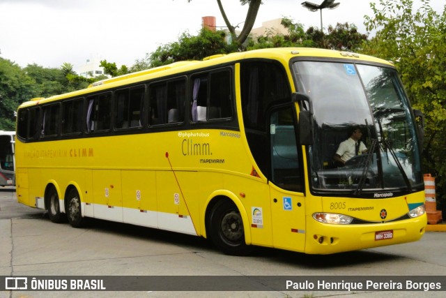 Viação Itapemirim 8005 na cidade de São Paulo, São Paulo, Brasil, por Paulo Henrique Pereira Borges. Número da foto: #12970394.