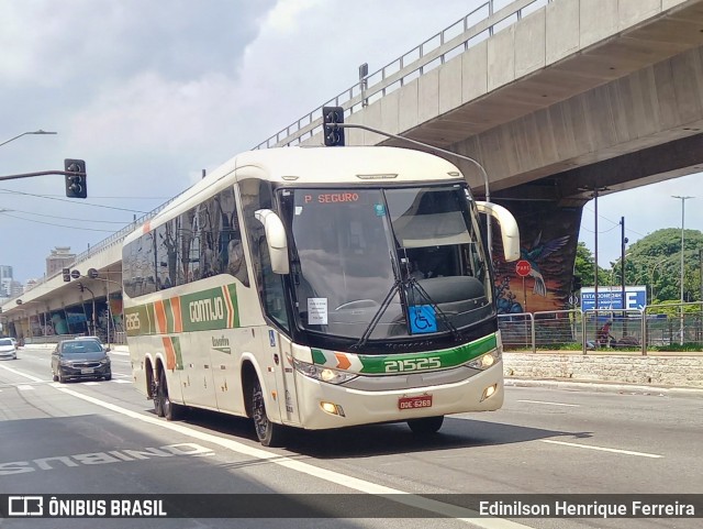 Empresa Gontijo de Transportes 21525 na cidade de São Paulo, São Paulo, Brasil, por Edinilson Henrique Ferreira. Número da foto: #12969633.