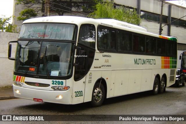 Viação Mutum Preto 3200 na cidade de São Paulo, São Paulo, Brasil, por Paulo Henrique Pereira Borges. Número da foto: #12970317.