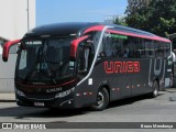 Transportes Única Petrópolis RJ 163.043 na cidade de Rio de Janeiro, Rio de Janeiro, Brasil, por Bruno Mendonça. Número da foto: #:id.