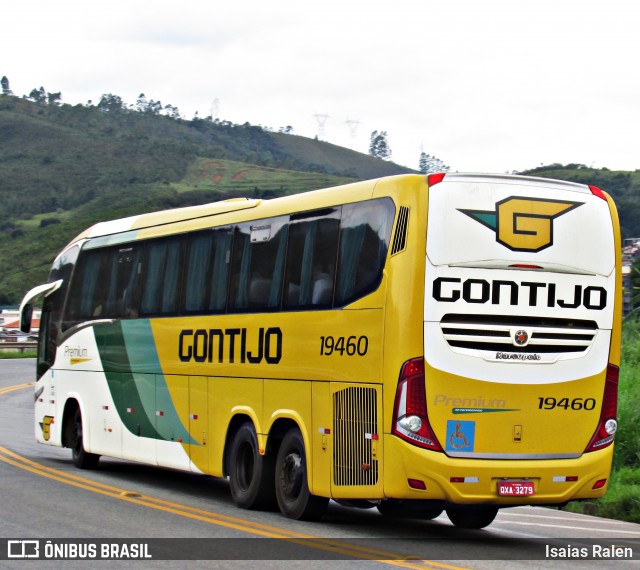 Empresa Gontijo de Transportes 19460 na cidade de Santos Dumont, Minas Gerais, Brasil, por Isaias Ralen. Número da foto: #12972651.