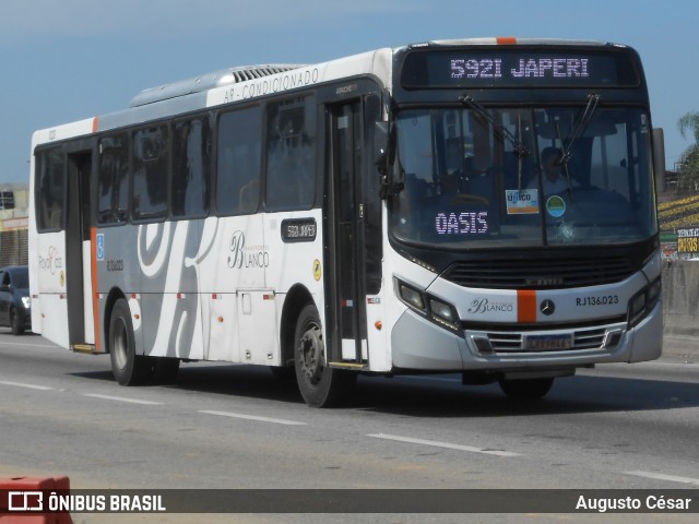 Transportes Blanco RJ 136.023 na cidade de Nova Iguaçu, Rio de Janeiro, Brasil, por Augusto César. Número da foto: #12972817.