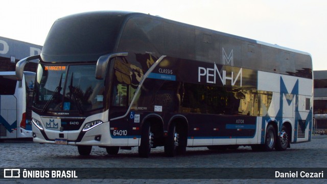 Empresa de Ônibus Nossa Senhora da Penha 64010 na cidade de Balneário Camboriú, Santa Catarina, Brasil, por Daniel Cezari. Número da foto: #12973082.