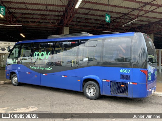 TCGL - Transportes Coletivos Grande Londrina 4607 na cidade de Londrina, Paraná, Brasil, por Júnior Juninho. Número da foto: #12971077.