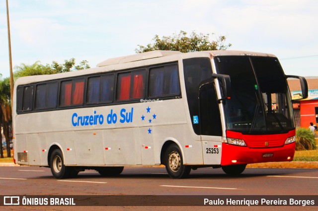 Cruzeiro do Sul Transportes 25253 na cidade de Campo Grande, Mato Grosso do Sul, Brasil, por Paulo Henrique Pereira Borges. Número da foto: #12971487.