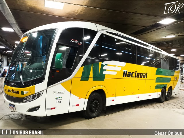 Viação Nacional 16165 na cidade de Belo Horizonte, Minas Gerais, Brasil, por César Ônibus. Número da foto: #12972499.