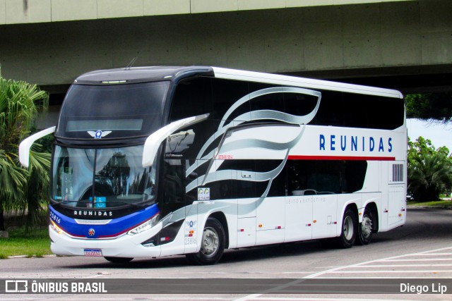 Reunidas Transportes Coletivos 25816 na cidade de Florianópolis, Santa Catarina, Brasil, por Diego Lip. Número da foto: #12973175.