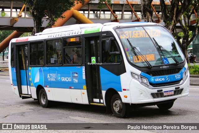 Viação Nossa Senhora das Graças A71590 na cidade de Rio de Janeiro, Rio de Janeiro, Brasil, por Paulo Henrique Pereira Borges. Número da foto: #12972663.