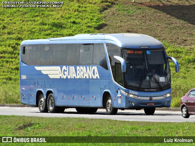 Viação Águia Branca 32610 na cidade de Juiz de Fora, Minas Gerais, Brasil, por Luiz Krolman. Número da foto: #12973171.