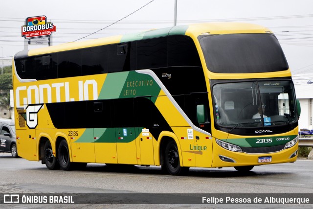 Empresa Gontijo de Transportes 23135 na cidade de Caruaru, Pernambuco, Brasil, por Felipe Pessoa de Albuquerque. Número da foto: #12972618.