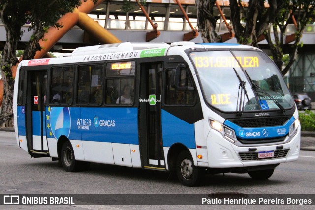 Viação Nossa Senhora das Graças A71628 na cidade de Rio de Janeiro, Rio de Janeiro, Brasil, por Paulo Henrique Pereira Borges. Número da foto: #12972675.