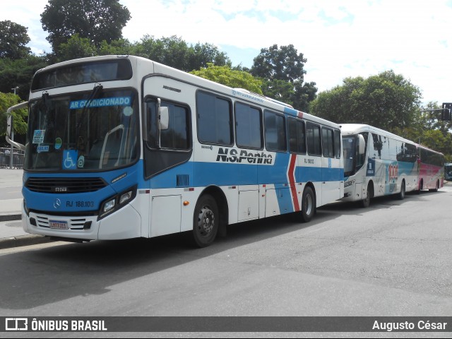 Viação Nossa Senhora da Penha RJ 188.103 na cidade de Rio de Janeiro, Rio de Janeiro, Brasil, por Augusto César. Número da foto: #12972356.