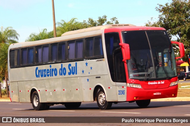 Cruzeiro do Sul Transportes 25245 na cidade de Campo Grande, Mato Grosso do Sul, Brasil, por Paulo Henrique Pereira Borges. Número da foto: #12971467.
