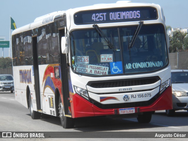 Transportadora Tinguá RJ 156.075 na cidade de Nova Iguaçu, Rio de Janeiro, Brasil, por Augusto César. Número da foto: #12972815.