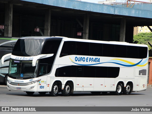 Viação Ouro e Prata 1011 na cidade de Porto Alegre, Rio Grande do Sul, Brasil, por João Victor. Número da foto: #12972739.