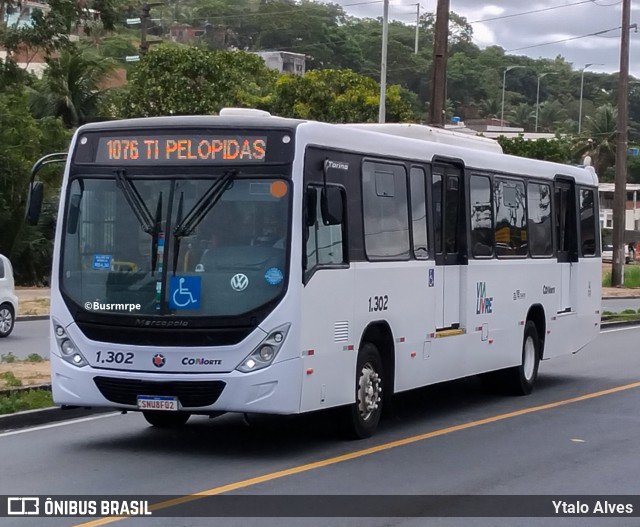 Cidade Alta Transportes 1.302 na cidade de Paulista, Pernambuco, Brasil, por Ytalo Alves. Número da foto: #12927693.