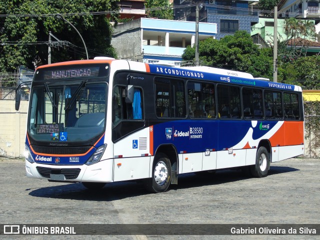 Viação Ideal B28580 na cidade de Rio de Janeiro, Rio de Janeiro, Brasil, por Gabriel Oliveira da Silva. Número da foto: #12928868.