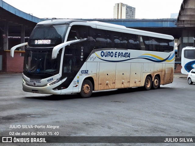 Viação Ouro e Prata 1032 na cidade de Porto Alegre, Rio Grande do Sul, Brasil, por JULIO SILVA. Número da foto: #12928724.