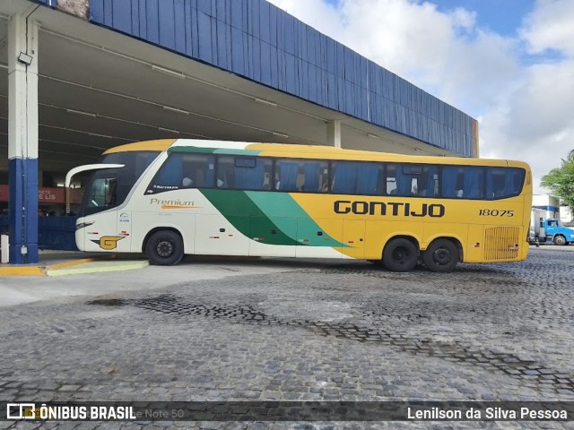 Empresa Gontijo de Transportes 18075 na cidade de Caruaru, Pernambuco, Brasil, por Lenilson da Silva Pessoa. Número da foto: #12928041.