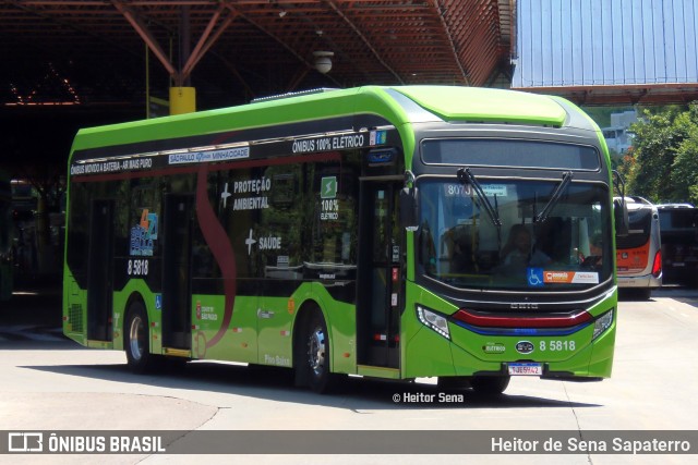 Auto Viação Transcap >> Auto Bless Transportes 8 5818 na cidade de São Paulo, São Paulo, Brasil, por Heitor de Sena Sapaterro. Número da foto: #12929025.
