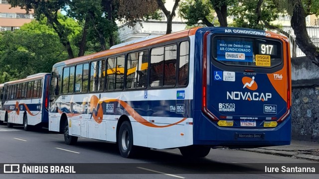 Viação Novacap B51503 na cidade de Rio de Janeiro, Rio de Janeiro, Brasil, por Iure Santanna. Número da foto: #12927280.