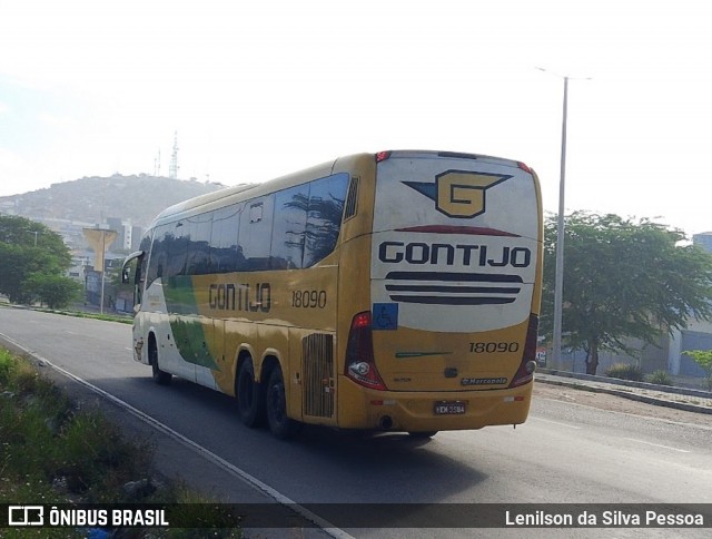 Empresa Gontijo de Transportes 18090 na cidade de Caruaru, Pernambuco, Brasil, por Lenilson da Silva Pessoa. Número da foto: #12928056.