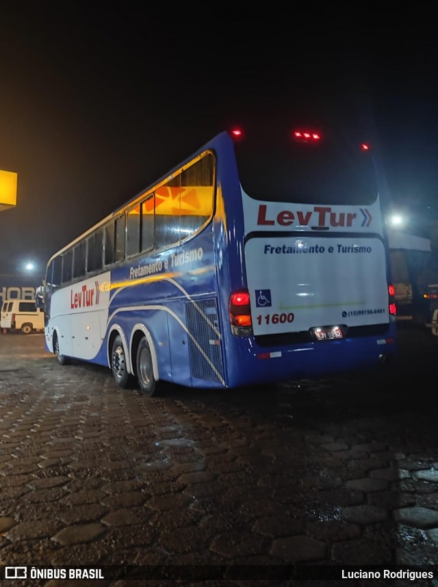 LevTur Fretamento e Turismo 11600 na cidade de Itararé, São Paulo, Brasil, por Luciano Rodrigues. Número da foto: #12927553.