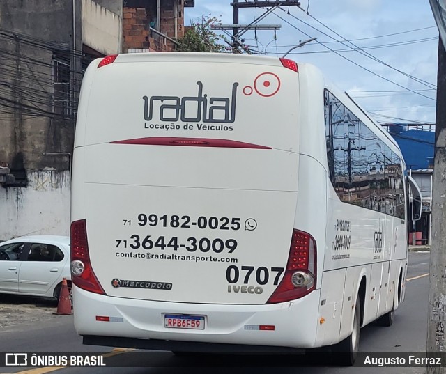 Radial Transporte e Locação 0707 na cidade de Salvador, Bahia, Brasil, por Augusto Ferraz. Número da foto: #12929302.