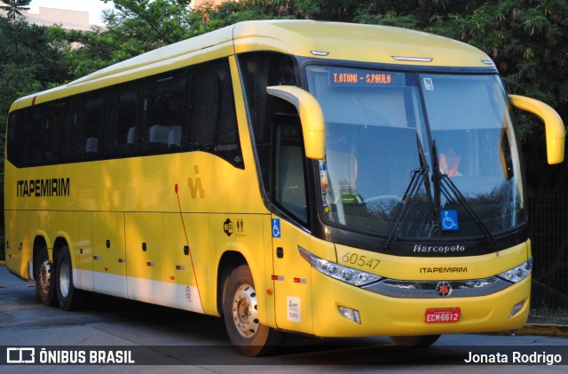 Viação Itapemirim 60547 na cidade de São Paulo, São Paulo, Brasil, por Jonata Rodrigo. Número da foto: #12929263.