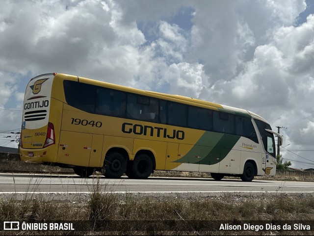 Empresa Gontijo de Transportes 19040 na cidade de Goianinha, Rio Grande do Norte, Brasil, por Alison Diego Dias da Silva. Número da foto: #12927412.