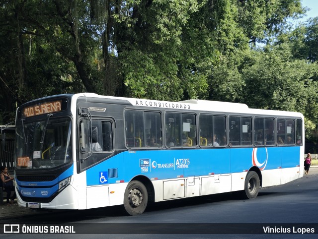 Transurb A72015 na cidade de Rio de Janeiro, Rio de Janeiro, Brasil, por Vinicius Lopes. Número da foto: #12929406.