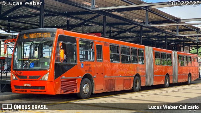 Transporte Coletivo Glória BD141 na cidade de Curitiba, Paraná, Brasil, por Lucas Weber Calizario. Número da foto: #12929107.