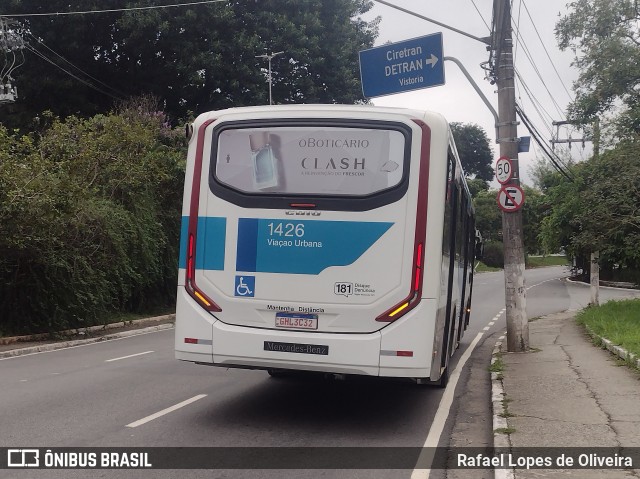 VUG - Viação Urbana Guarulhos 1426 na cidade de Guarulhos, São Paulo, Brasil, por Rafael Lopes de Oliveira. Número da foto: #12927459.