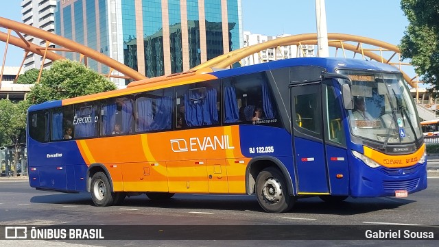 Evanil Transportes e Turismo RJ 132.035 na cidade de Rio de Janeiro, Rio de Janeiro, Brasil, por Gabriel Sousa. Número da foto: #12928330.