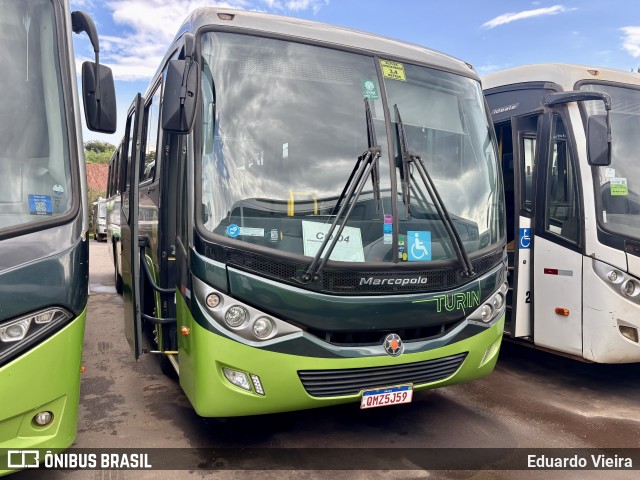 Turin Transportes 2411 na cidade de Ouro Branco, Minas Gerais, Brasil, por Eduardo Vieira. Número da foto: #12927227.