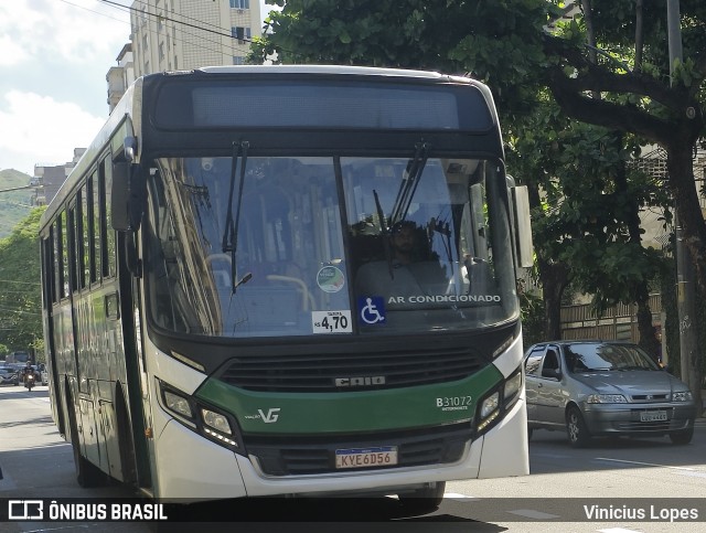 Viação VG B31072 na cidade de Rio de Janeiro, Rio de Janeiro, Brasil, por Vinicius Lopes. Número da foto: #12929503.