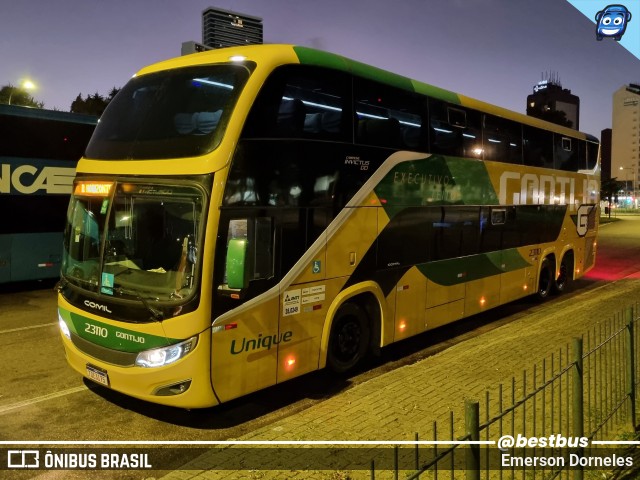 Empresa Gontijo de Transportes 23110 na cidade de Curitiba, Paraná, Brasil, por Emerson Dorneles. Número da foto: #12928072.