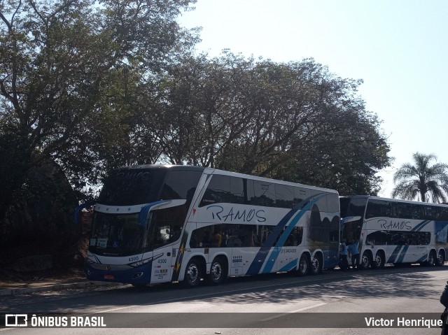 Ramos Turismo 4300 na cidade de Aparecida, São Paulo, Brasil, por Victor Henrique. Número da foto: #12929438.