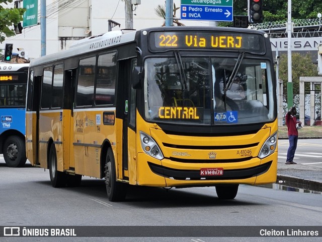 Real Auto Ônibus A41046 na cidade de Rio de Janeiro, Rio de Janeiro, Brasil, por Cleiton Linhares. Número da foto: #12927271.