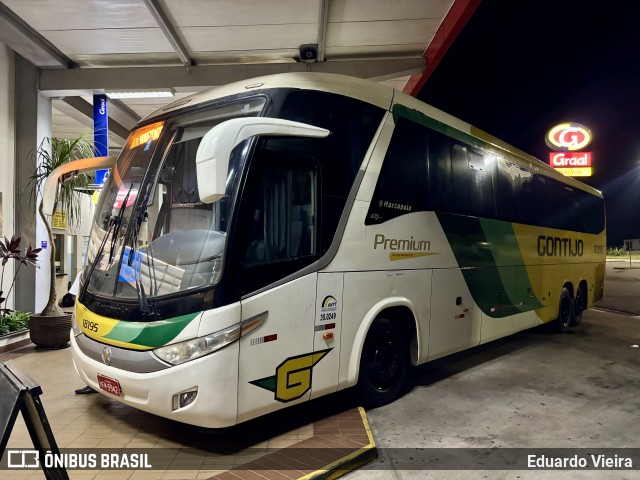 Empresa Gontijo de Transportes 18195 na cidade de São Sebastião da Bela Vista, Minas Gerais, Brasil, por Eduardo Vieira. Número da foto: #12974480.