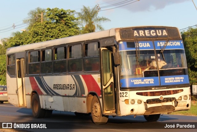 Aregueña S.A. - Línea 111 022 na cidade de Luque, Central, Paraguai, por José Paredes. Número da foto: #12975023.