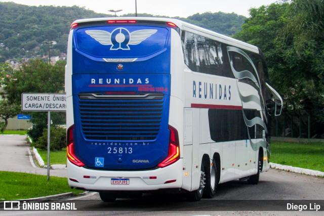 Reunidas Transportes Coletivos 25813 na cidade de Florianópolis, Santa Catarina, Brasil, por Diego Lip. Número da foto: #12974140.