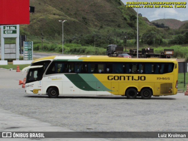 Empresa Gontijo de Transportes 19465 na cidade de Juiz de Fora, Minas Gerais, Brasil, por Luiz Krolman. Número da foto: #12974684.