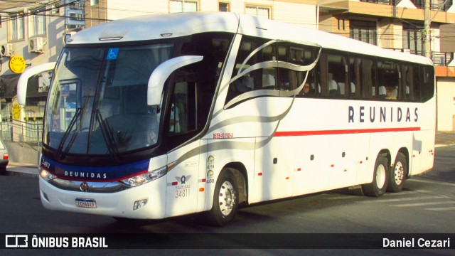 Reunidas Transportes Coletivos 34811 na cidade de Balneário Camboriú, Santa Catarina, Brasil, por Daniel Cezari. Número da foto: #12973764.