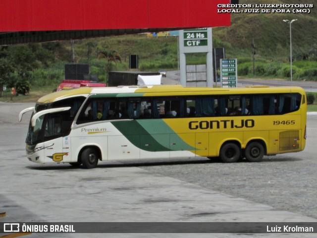 Empresa Gontijo de Transportes 19465 na cidade de Juiz de Fora, Minas Gerais, Brasil, por Luiz Krolman. Número da foto: #12974695.