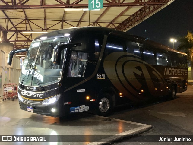 Expresso Nordeste 5670 na cidade de Londrina, Paraná, Brasil, por Júnior Juninho. Número da foto: #12973605.