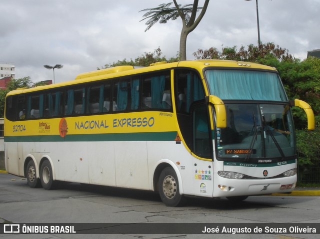 Nacional Expresso 52704 na cidade de São Paulo, São Paulo, Brasil, por José Augusto de Souza Oliveira. Número da foto: #12975063.