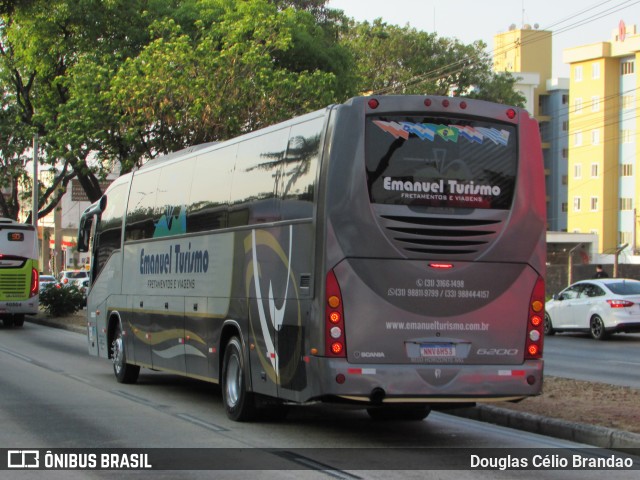 Emanuel Turismo Fretamentos e Viagens 6200 na cidade de Belo Horizonte, Minas Gerais, Brasil, por Douglas Célio Brandao. Número da foto: #12975265.