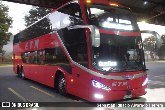 ETM - Empresa de Transporte Maullín 219 na cidade de Temuco, Cautín, Araucanía, Chile, por Sebastián Ignacio Alvarado Herrera. Número da foto: #12974379.