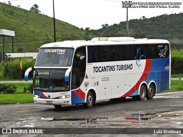 Tocantins Turismo 4000 na cidade de Juiz de Fora, Minas Gerais, Brasil, por Luiz Krolman. Número da foto: #12974871.